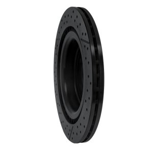 Mercedes-Benz GLE63 AMG S Brake Rotor (1) - Rear - R1 Concepts - Drilled & Slotted - Black - `12-`19 Mercedes-Benz GLE63 AMG S Brake Rotor (1) - Rear - R1 Concepts - Drilled & Slotted - Black - `12-`19